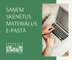 Bibliotēka piedāvā saņemt e-pastā skenētus iespieddarbu fragmentus