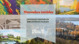 Novembra mākslas izstādes Latgales Centrālās bibliotēkas filiālēs